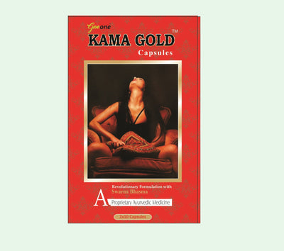 GENONE KAMAGOLD Extra Power Pure Shilajeet with Swarn Bhasm Capsules - (20 Capsules)