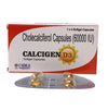 CADILA Calcigen D3 (Vitamin D3 - Cholecalciferol) 60000 IU - Pack of 5 * 4 Capsules, Once A Week (4)