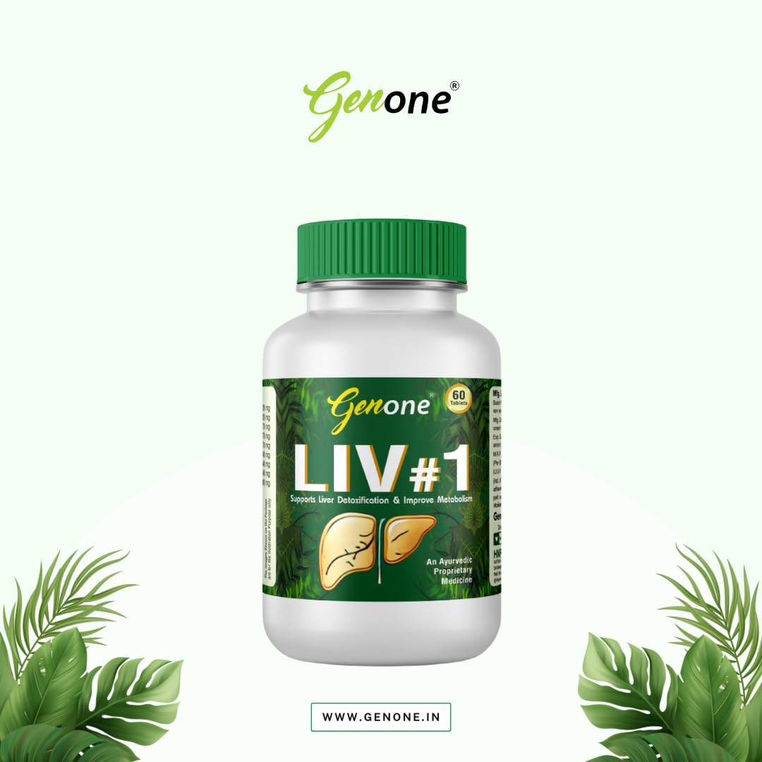 Liv#1 Ayurvedic Liver Support and Detoxification (60 Tablets)
