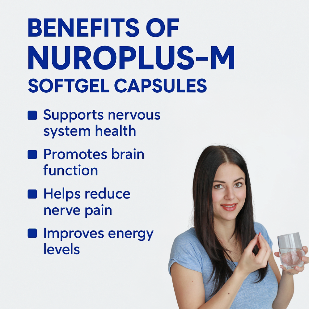 Nuroplus-M Capsules – Advanced Nerve & Metabolic Support (30 Capsules)